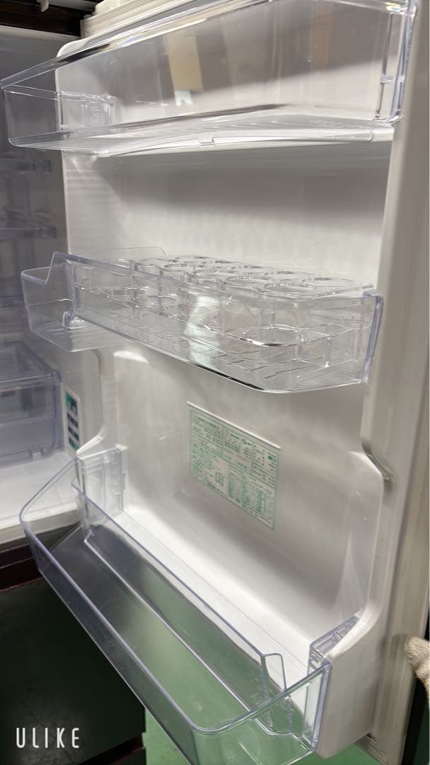 【中古】大阪引取限定 SHARP 356㍑3ドア両開き冷蔵庫 即買い❌