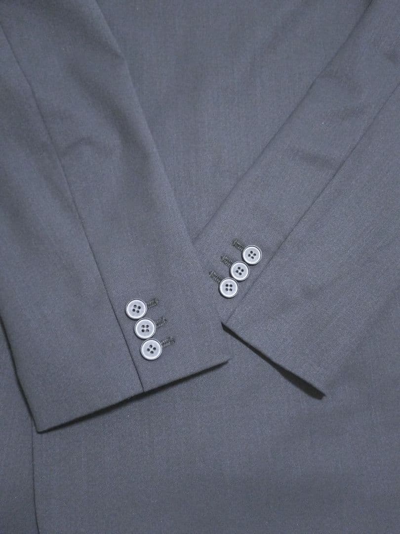 MIESROHEミースロエ人気完売リラクシーノーカラージャケットチャコールグレー