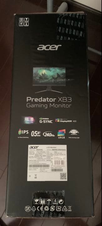 Acer 240hzゲーミングモニター IPS Fullhd