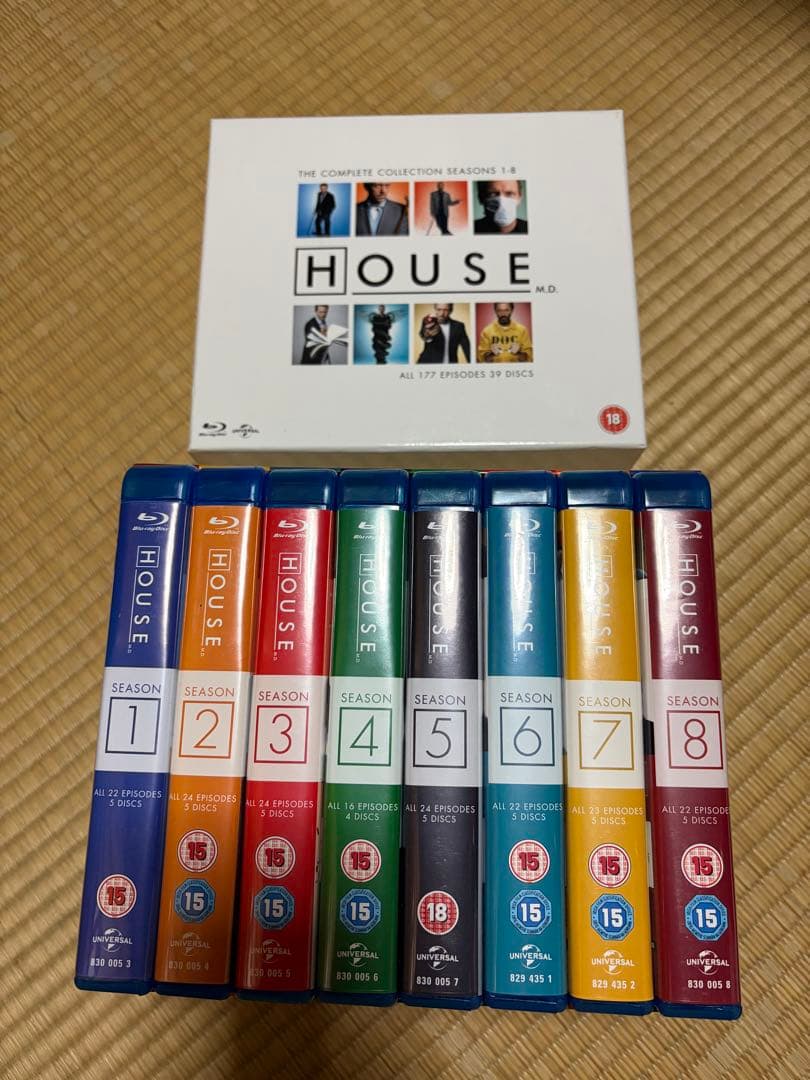 Dr.HOUSE Blu-ray 全巻セット　ブルーレイ DVD