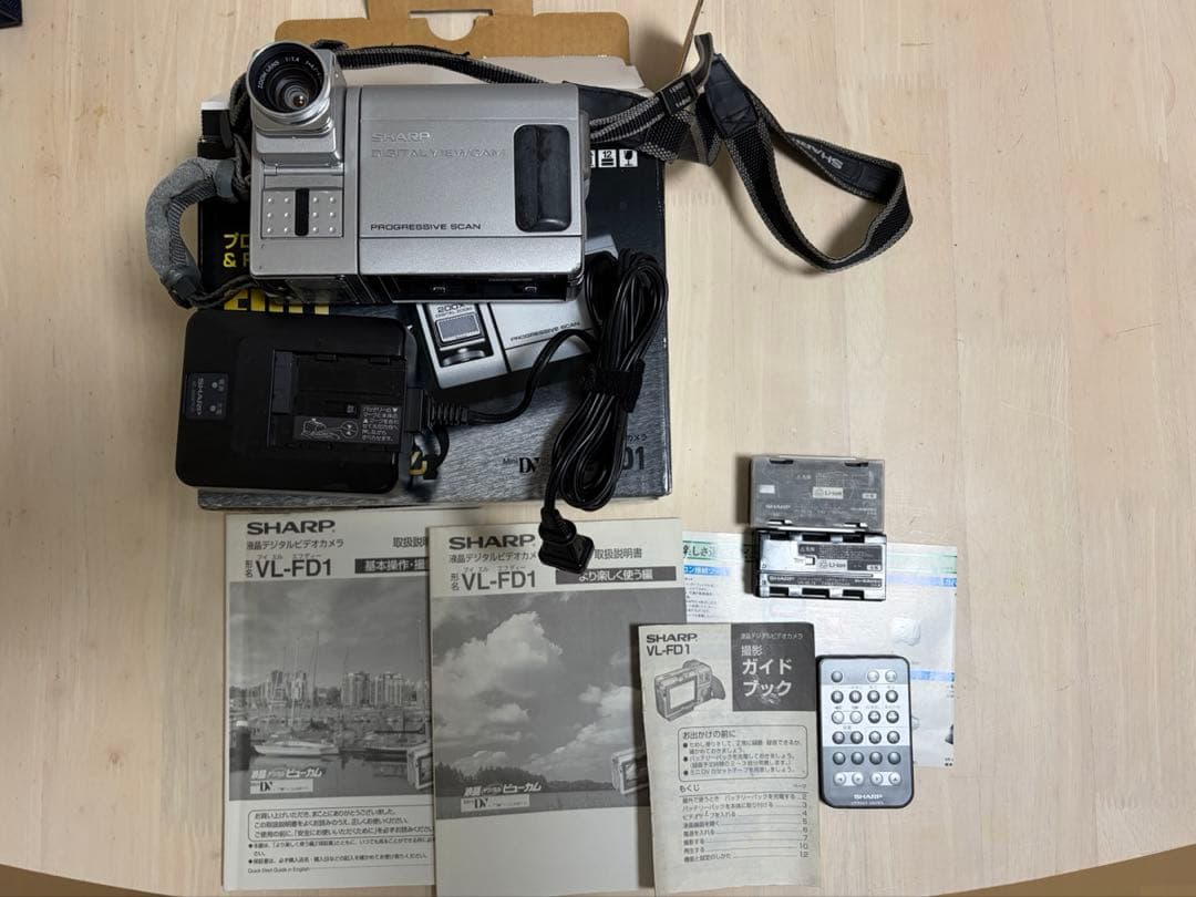 【箱説付き】SHARP VL-FD1 デジタルビューカム 電源確認済み
