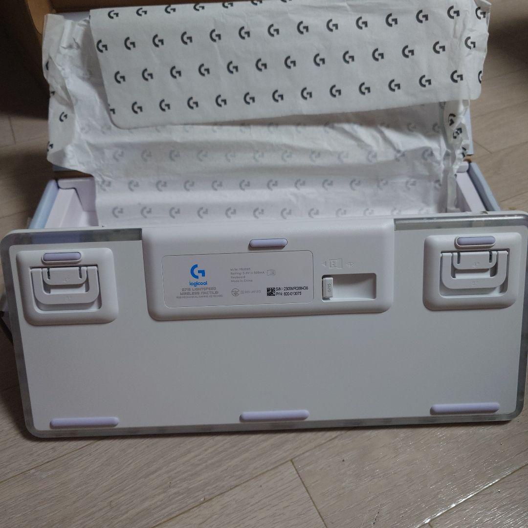 ロジクール G715 ホワイト ゲーミングキーボード