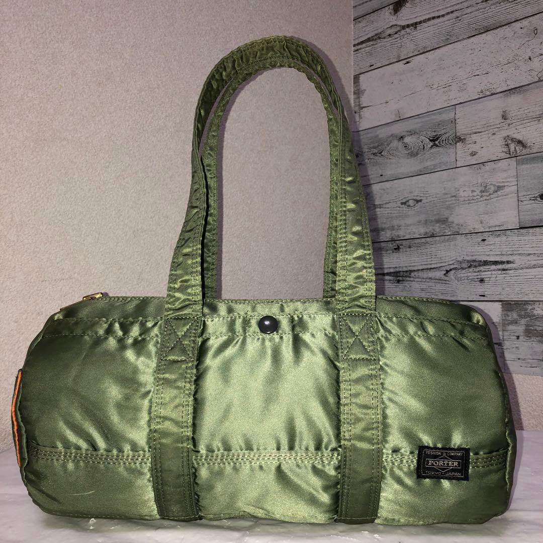 極美品✨希少 ポーター タンカー ミニボストンバッグL セージ 吉田カバン