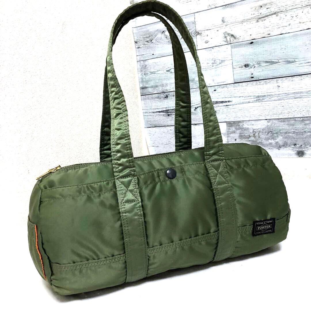 極美品✨希少 ポーター タンカー ミニボストンバッグL セージ 吉田カバン