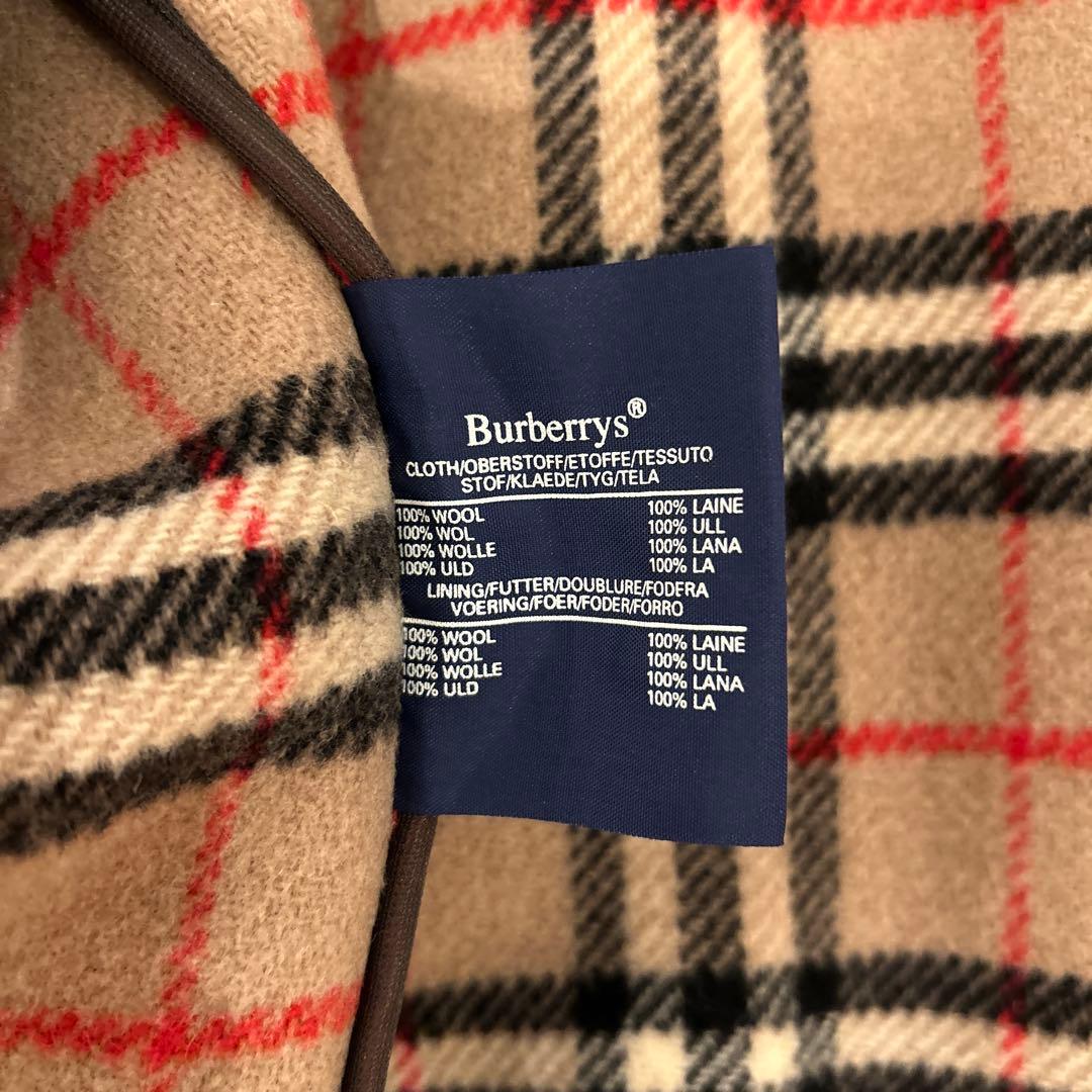 BURBERRY　ダッフルコート　ウール　英国製　ハーフ丈　L相当