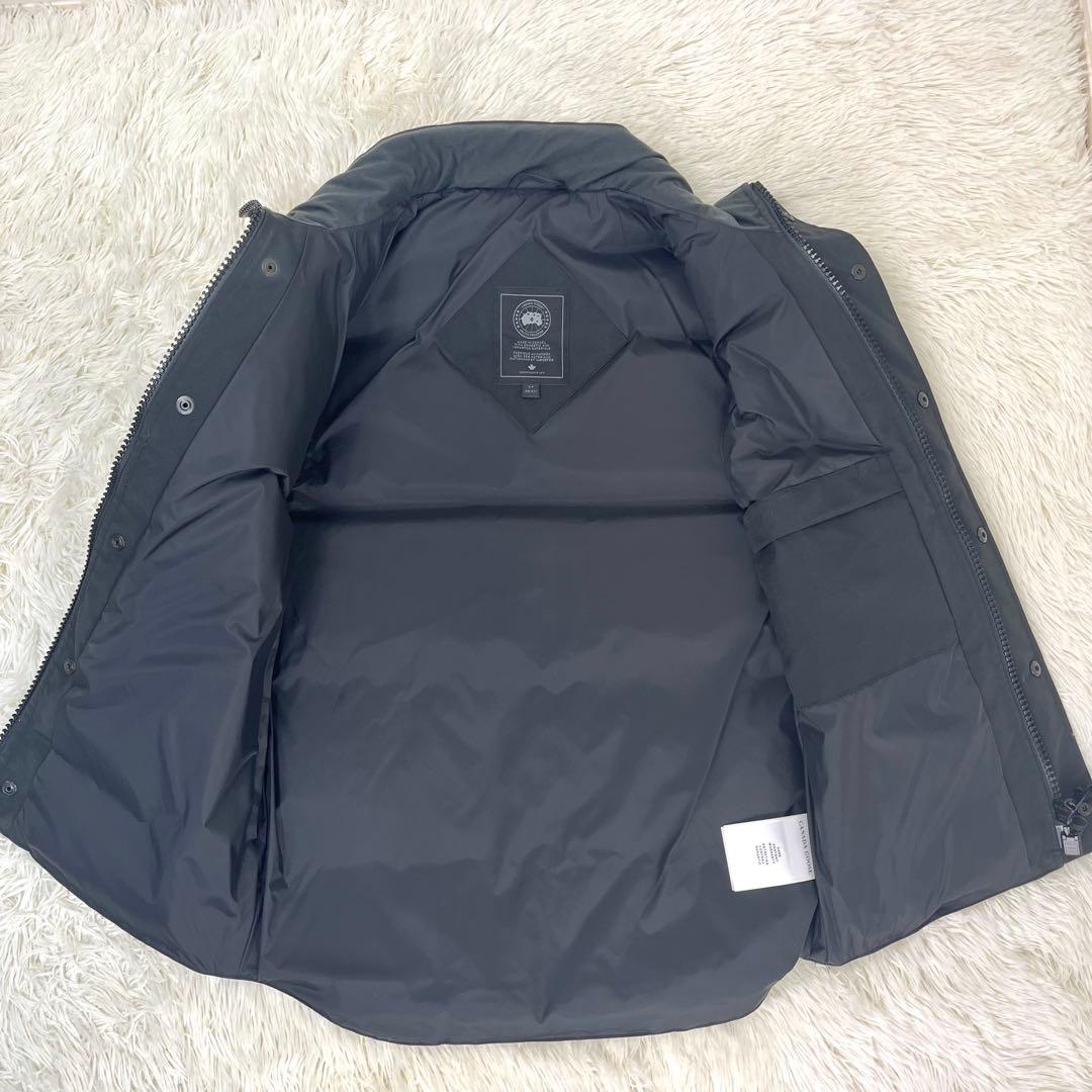 【極美品/希少】カナダグース ギャルソンベスト ブラックレーベル 黒 Sサイズ