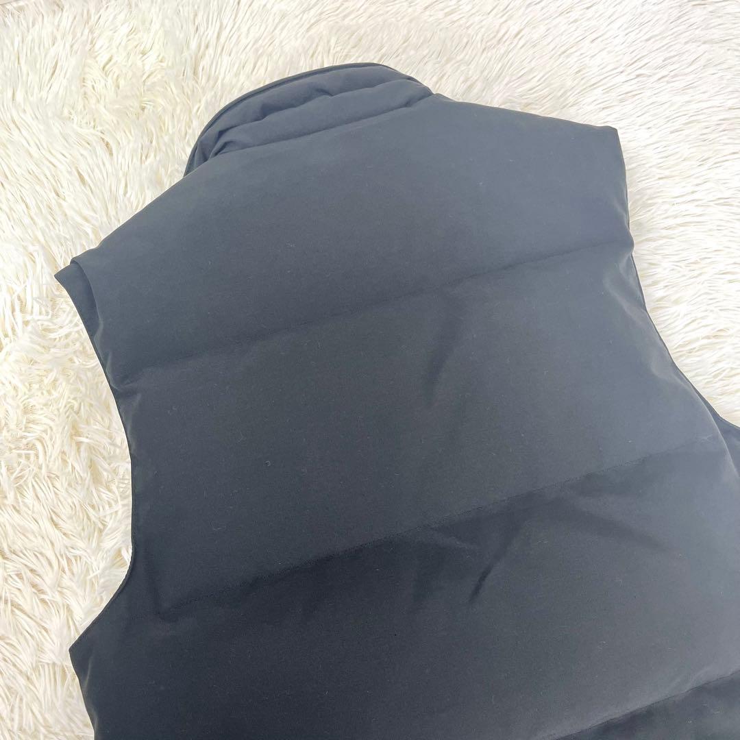 【極美品/希少】カナダグース ギャルソンベスト ブラックレーベル 黒 Sサイズ