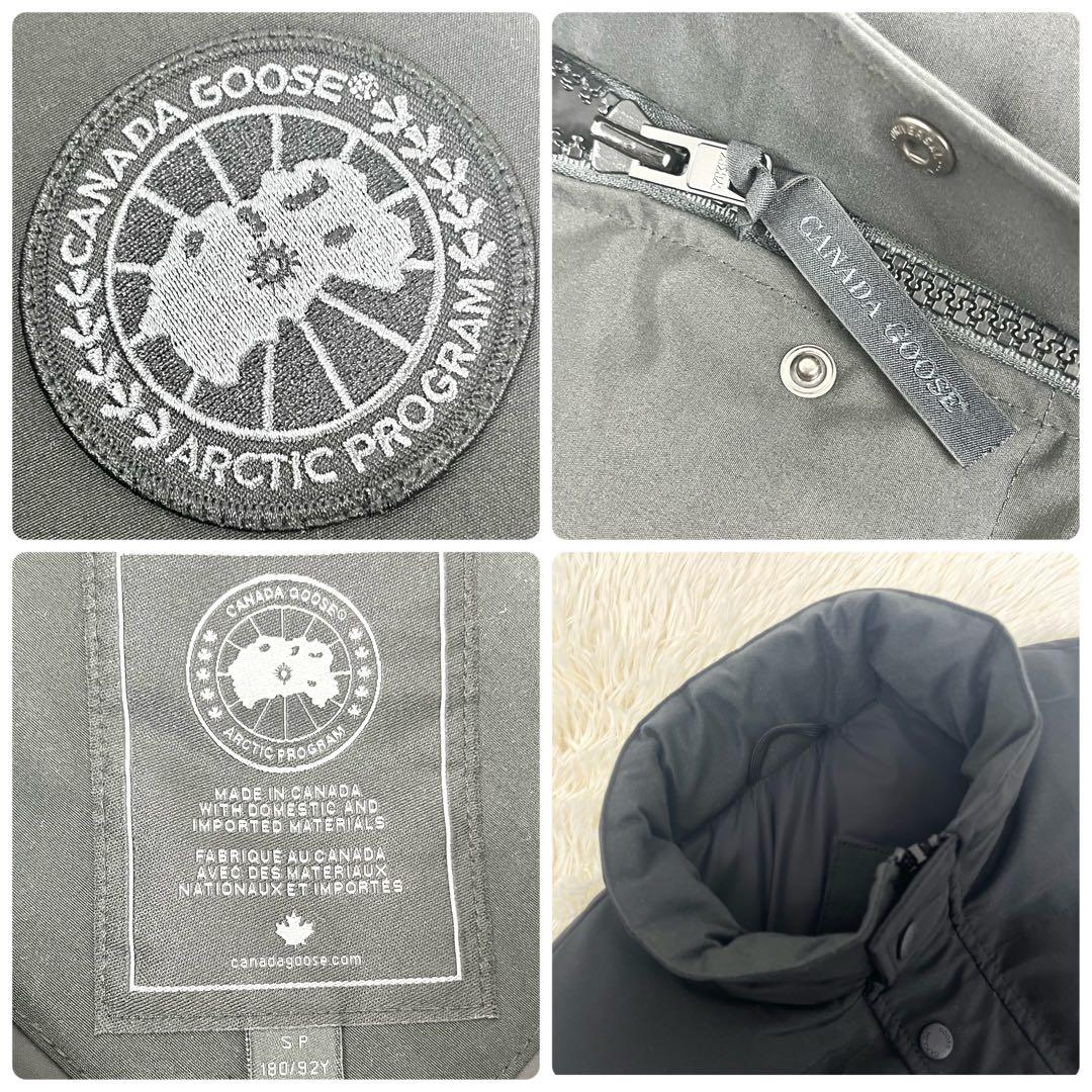 【極美品/希少】カナダグース ギャルソンベスト ブラックレーベル 黒 Sサイズ