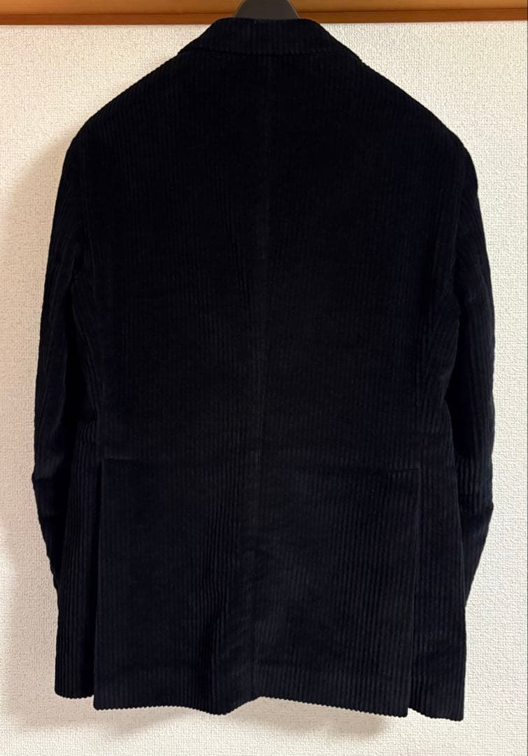 TAGLIATORE コーデュロイジャケット 黒 ピークドラペル