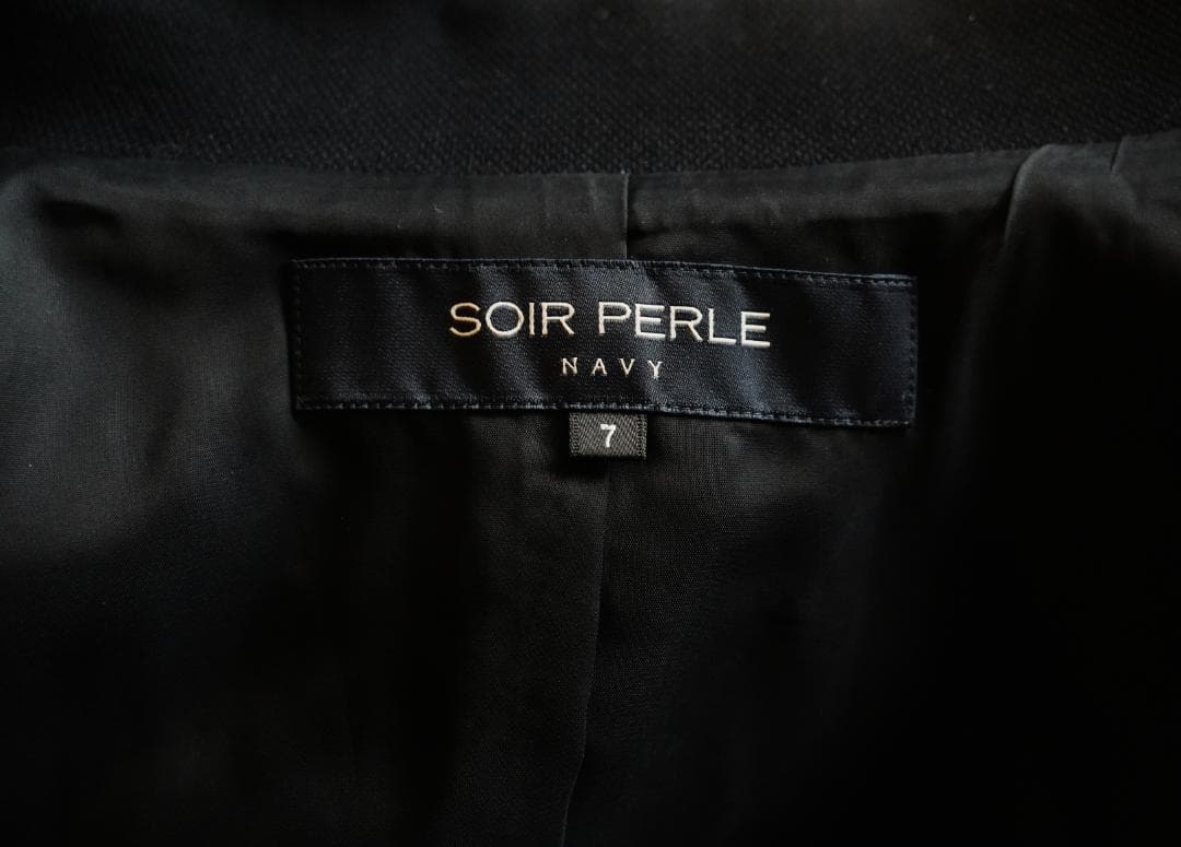 東京ソワール 濃紺 お受験 スーツ 7号