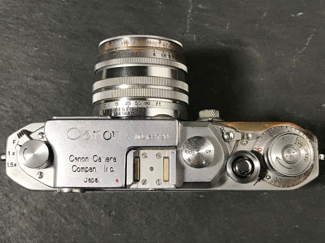 Canon IIC 50㍉1.8レンズセット完動品