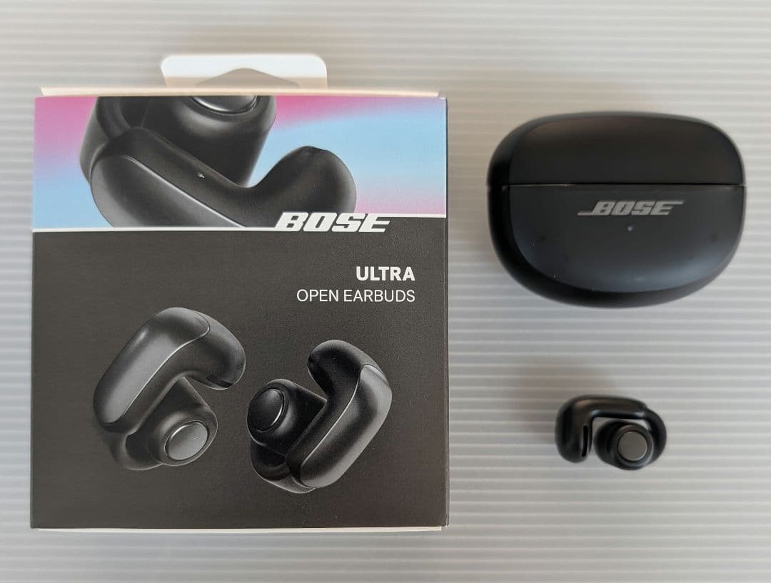 ピ*ン様 BoseのUltra Open Earbuds、本体(右側のみ)・充電