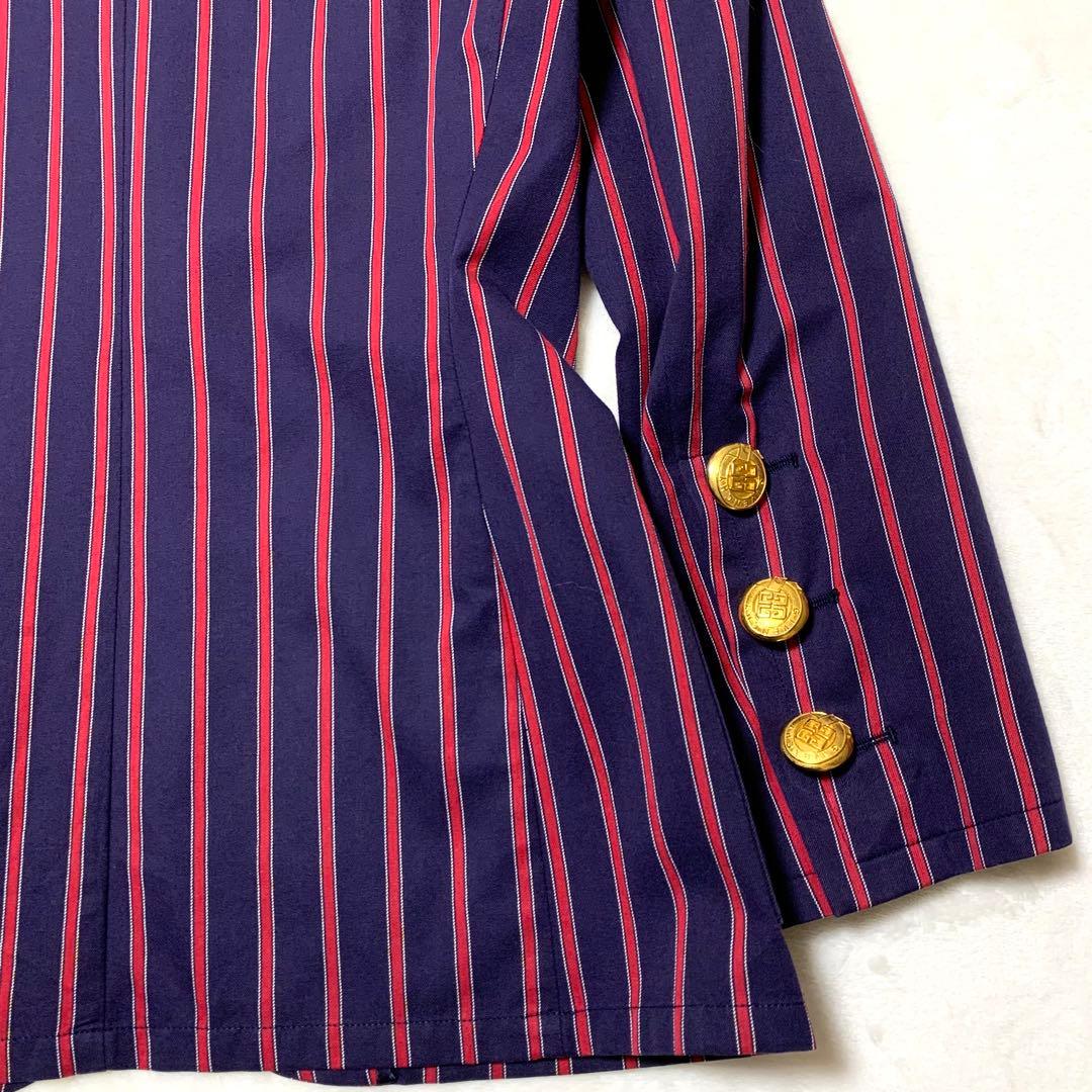 美品 GIVENCHY ヴィンテージ フランス製 金ボタン ブレザー ジャケット