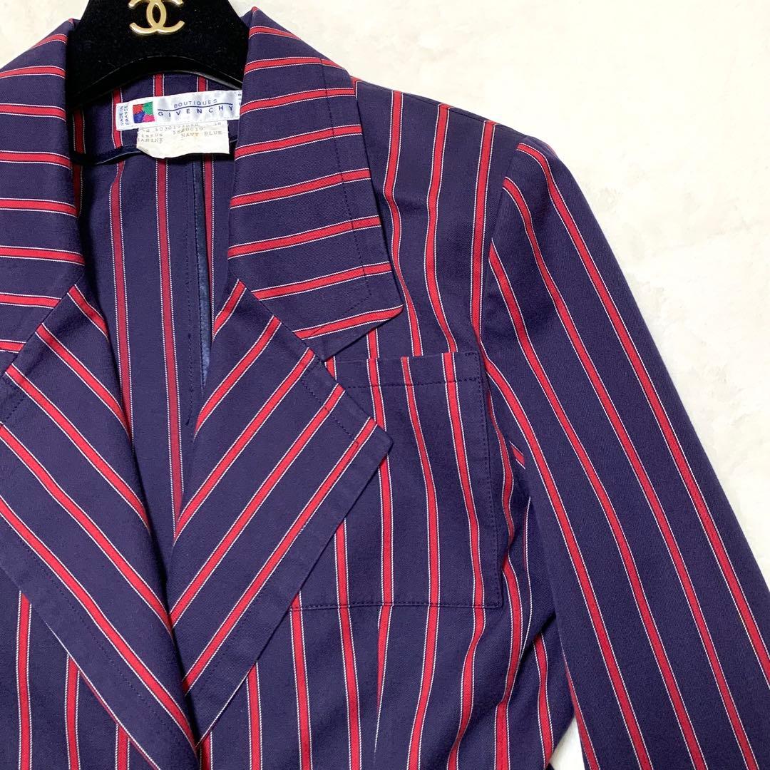 美品 GIVENCHY ヴィンテージ フランス製 金ボタン ブレザー ジャケット