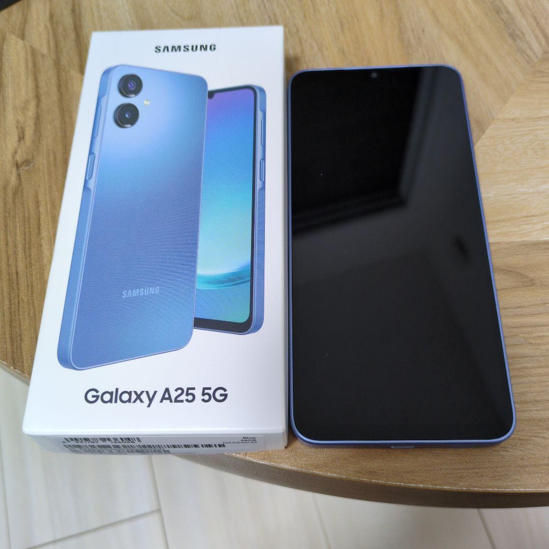 Samsung Galaxy A25 5G 青色 本体