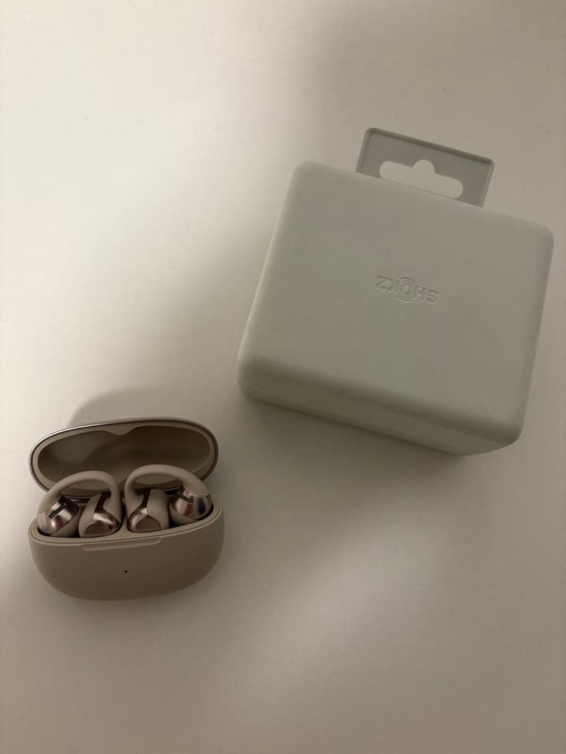 SHOKZ OPENDOTS ONE ワイヤレスイヤホン グレー 充電ケース付き