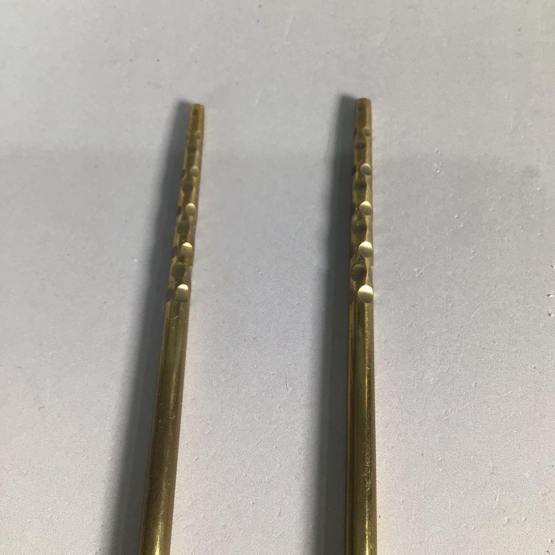 Ｎ９３７　火箸　『木村清雲』『南鐐』『松頭』『飾火箸』　共箱　茶道具