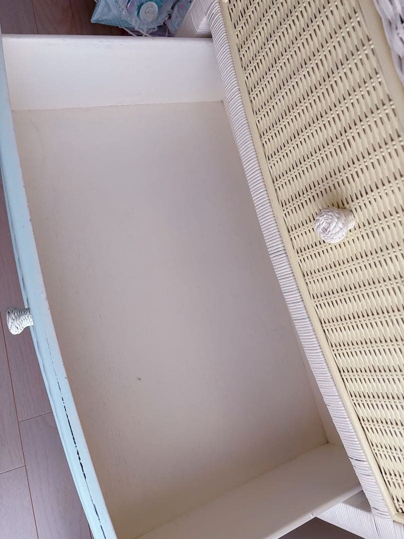 年末までのお値下げ！ヴィンテージ ウィッカー ラタン チェスト