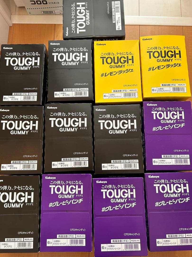 カバヤ　タフグミ　13箱セット　　78袋