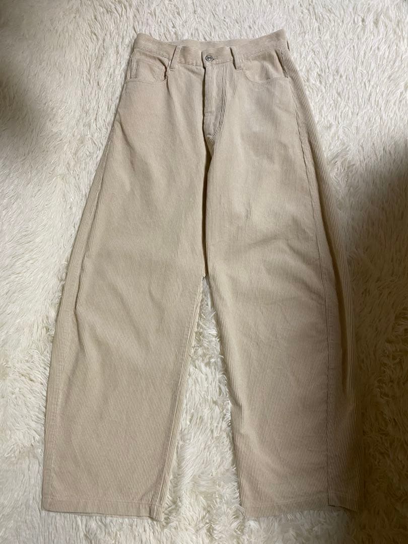 24AW Curensology ＜&RC＞コーデュロイカーヴィーパンツ S