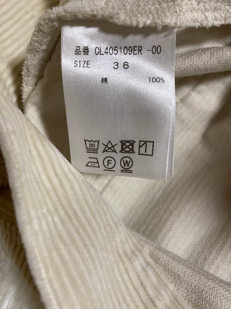 24AW Curensology ＜&RC＞コーデュロイカーヴィーパンツ S