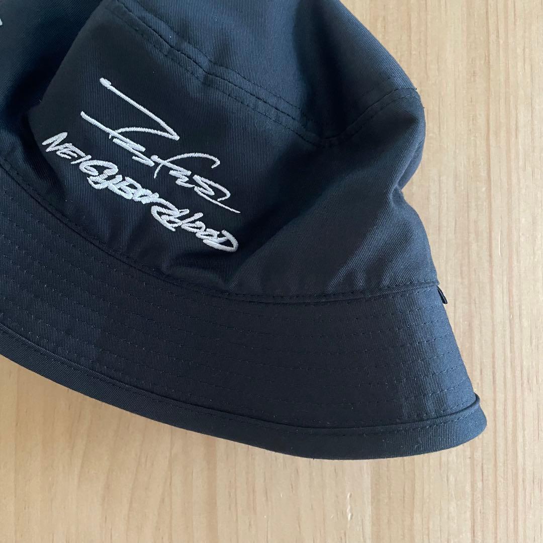 [美品]NEIGHBORHOOD FUTURA BACKET HAT 黒ブラック