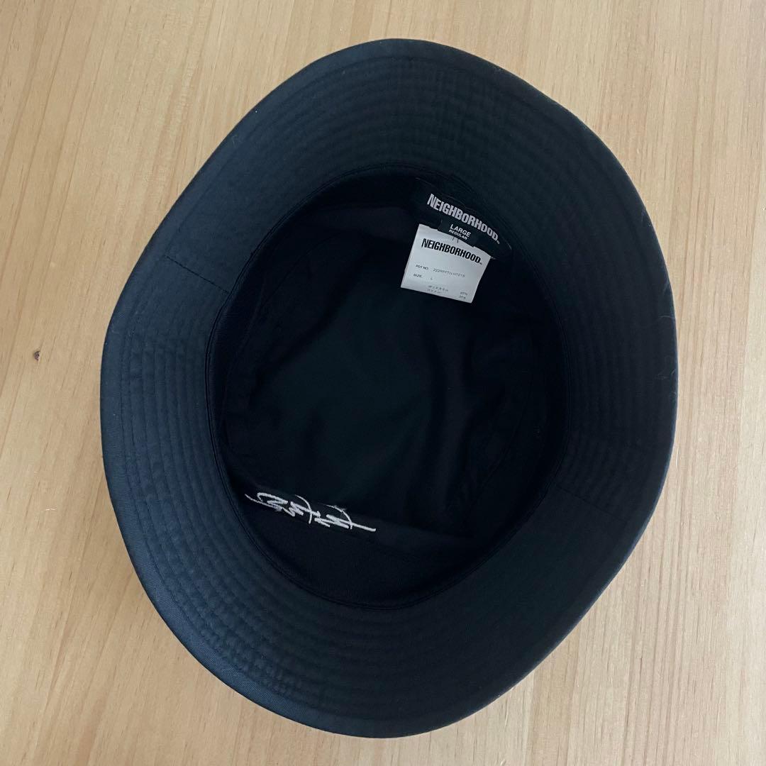 [美品]NEIGHBORHOOD FUTURA BACKET HAT 黒ブラック