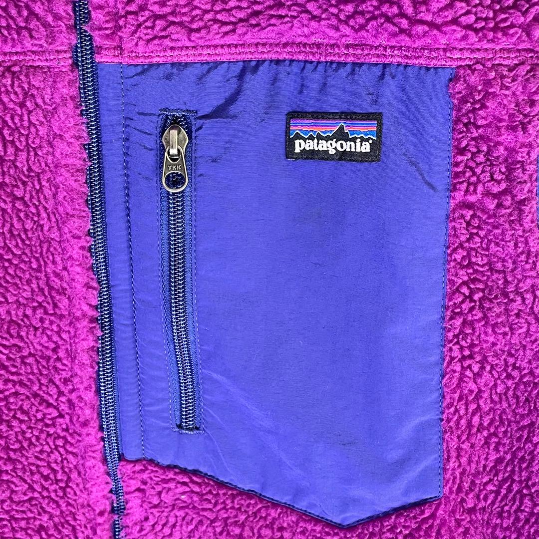 【24時間以内　匿名発送】パタゴニア　レトロX ボアベスト　パープル　Mサイズ