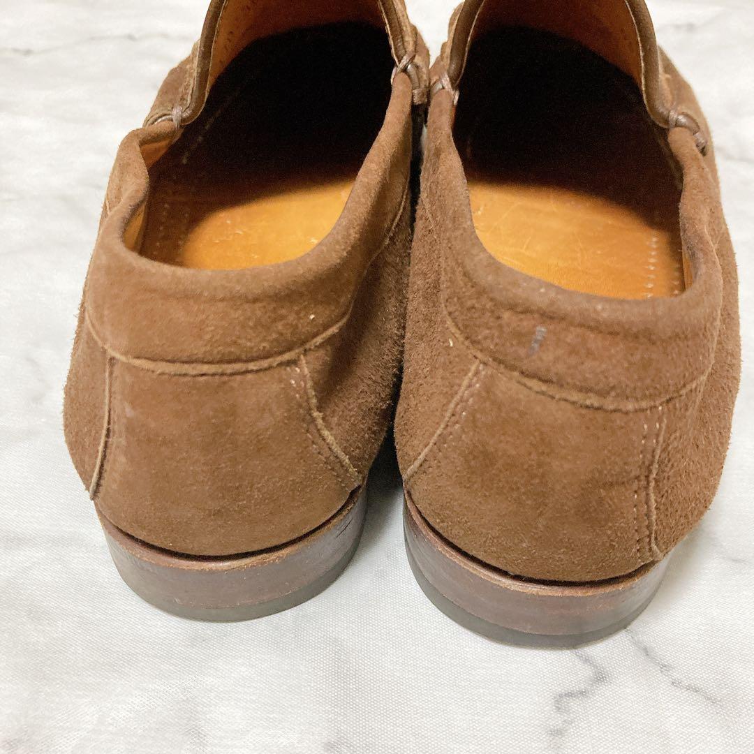 GUCCI グッチ　モカシン　スエード　ホースビットローファー　茶色　ブラウン