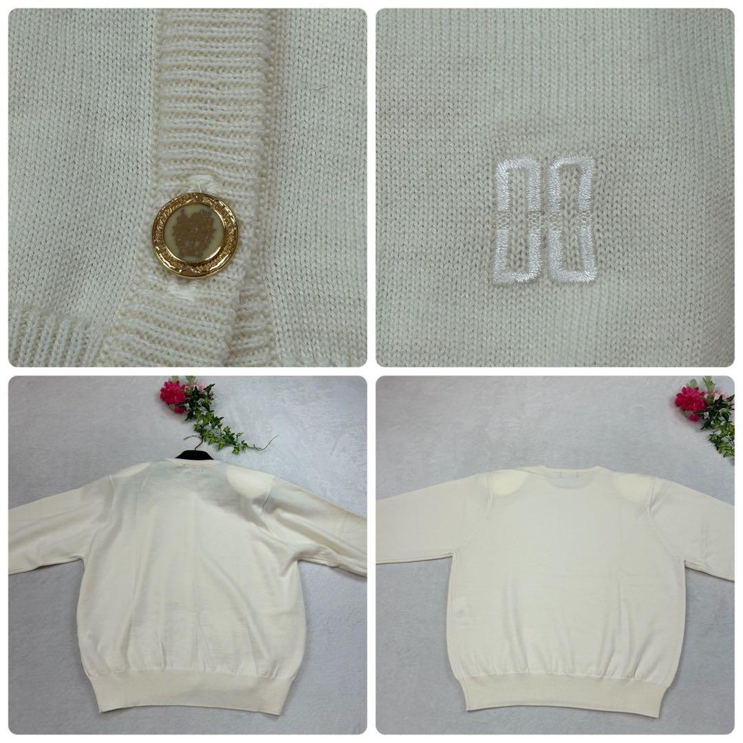 K940 新品未使用 L ダックスロンドン ロゴ刺繍 アンサンブル レディース