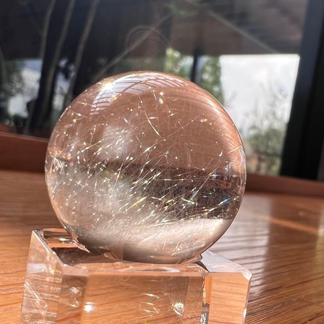 シルバールチルクォーツ/ブルッカイトインクォーツ/rutile