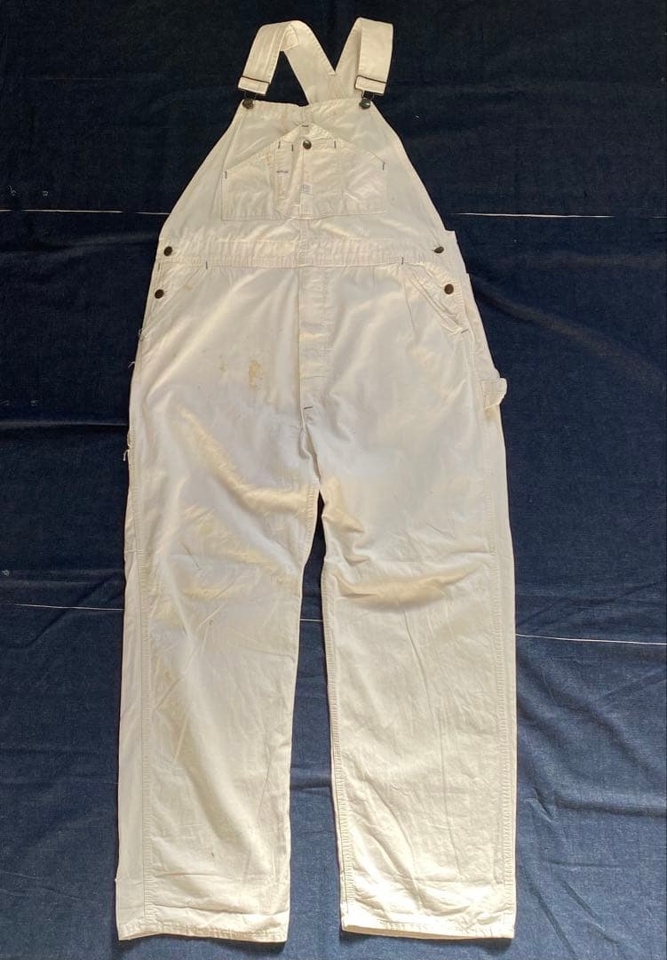 60s ビンテージ Sears ホワイト オーバーオール ペンキ 山ポケ 50s
