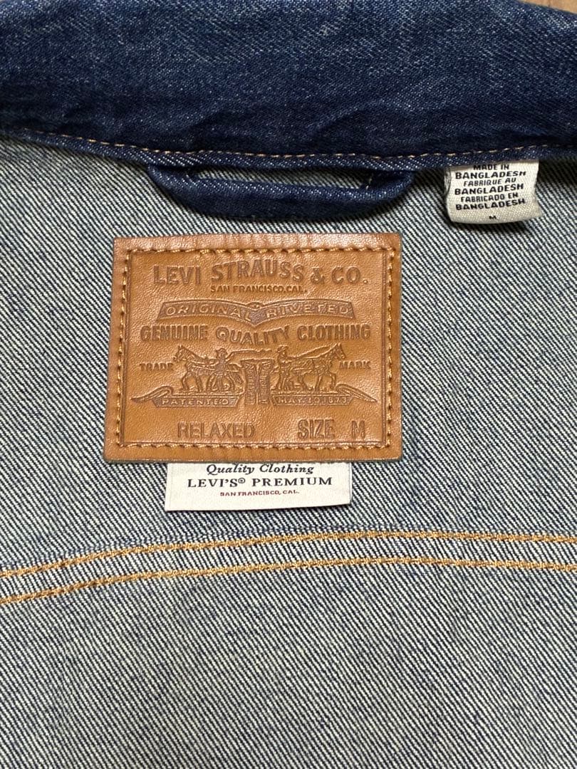 Levi's リーバイスプレミアム　TYPE1 トラッカージャケット　M