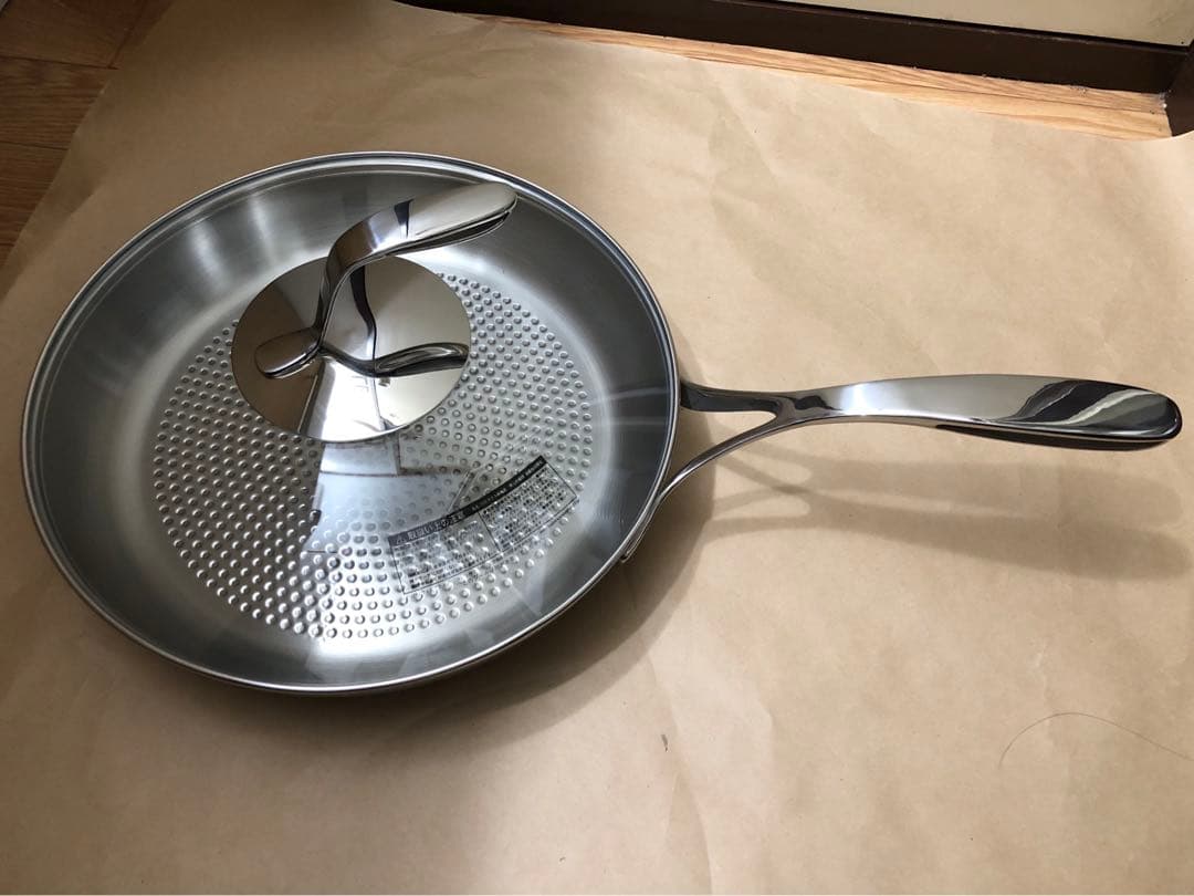 タッパーウェア　Tupper ware 28cmフライパン(ガラスふた付)