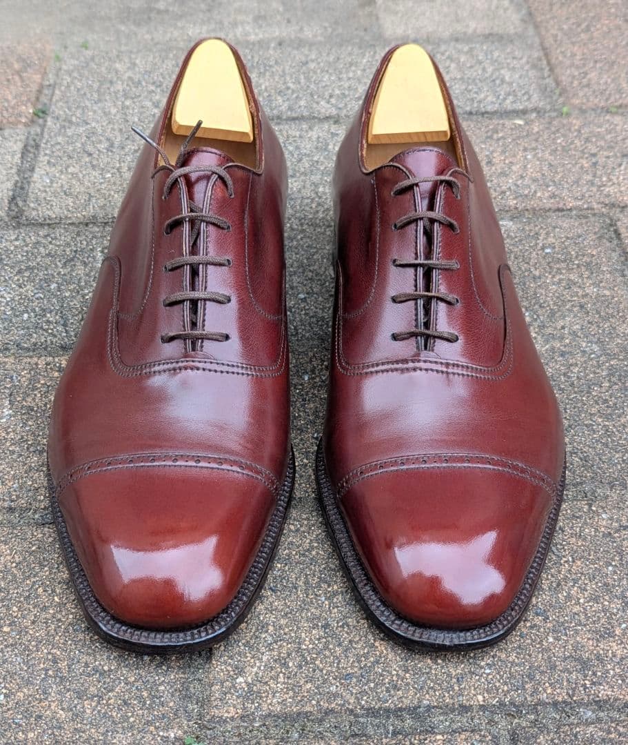 【クリスマスセール】J.M.WESTON300パンチドキャップトゥ7.5D超美品