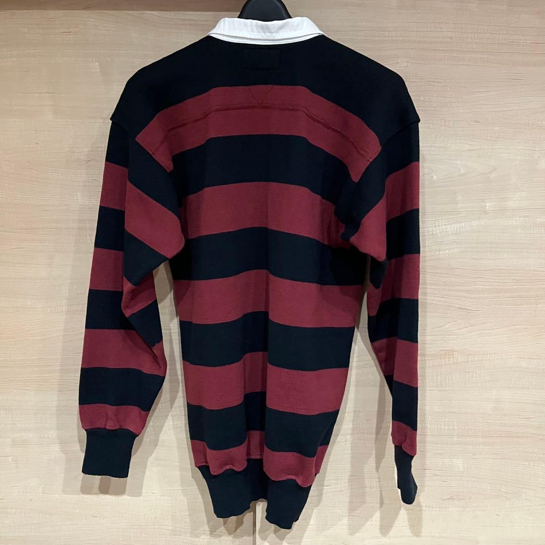 80s-90s CONVERT コンバート ラガーシャツ ボーダー 早大カラー