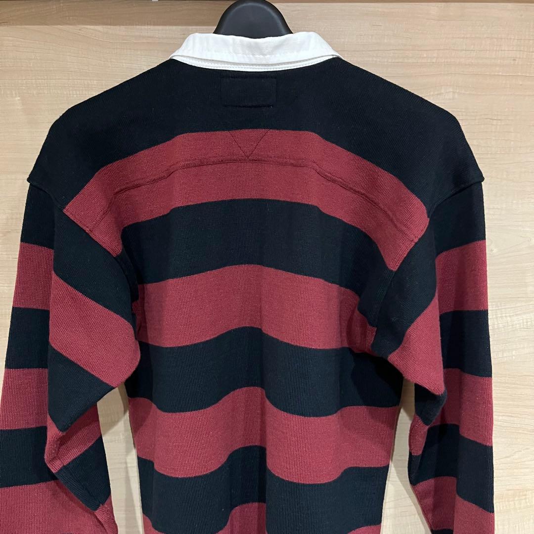 80s-90s CONVERT コンバート ラガーシャツ ボーダー 早大カラー