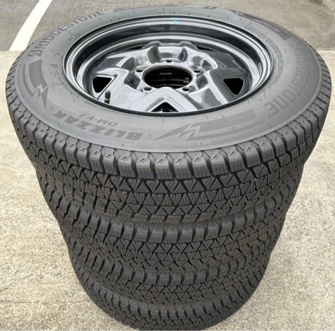 ☆ブリヂストン　ブリザックDM-V3 ジムニーJB64純正ホイール 4本セット