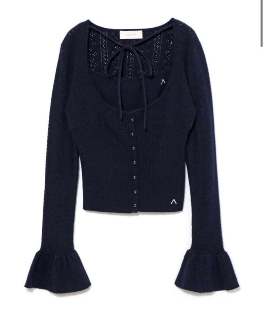 ！。★。アンドマリー Raelynn knit topsネイビー NAVY