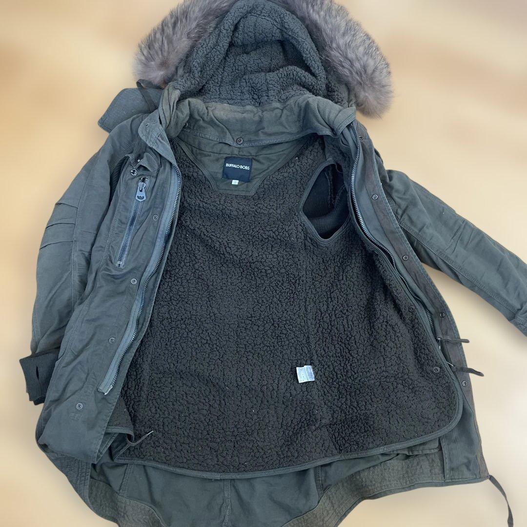 RT 84059 BUFFALO BOBS モッズコート オリーブグリーン