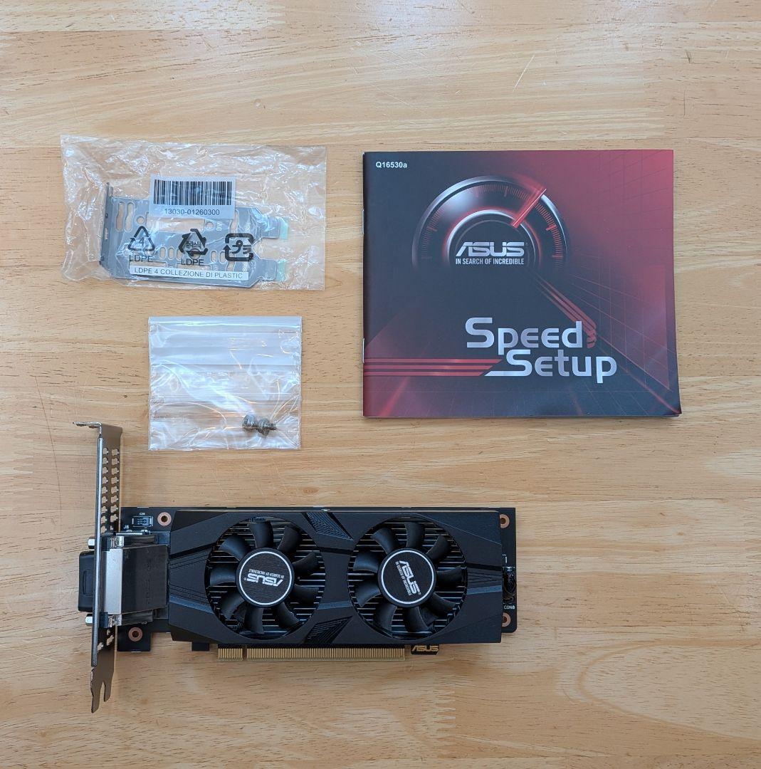 箱無し​【LPブラケット付】ASUS RTX3050 6GB 補助電源不要