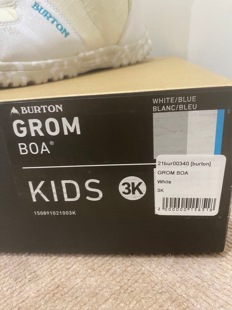 バートン キッズ スノーボードブーツ GROM KIDS 21cm ボア