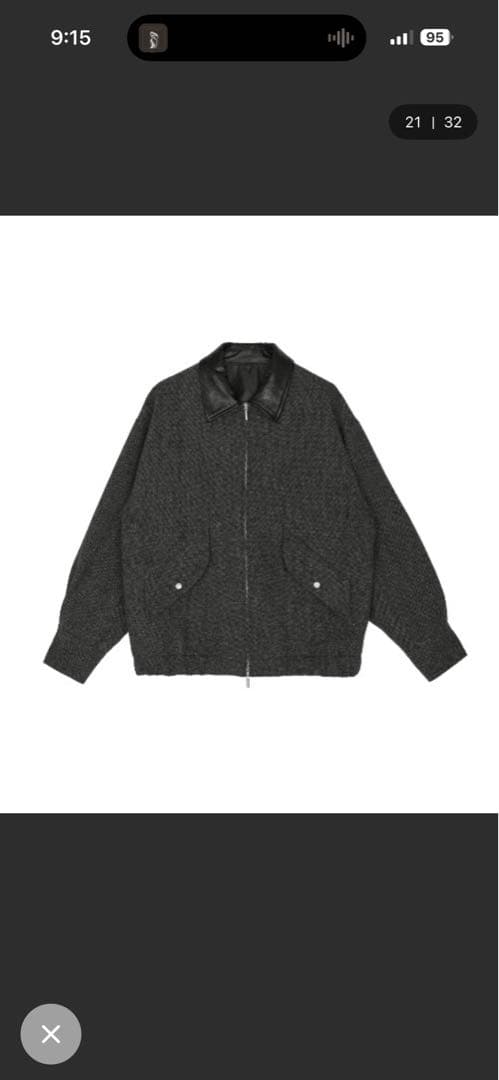 Ameri UND TWEED WORK DETAIL BLOUSON アウター