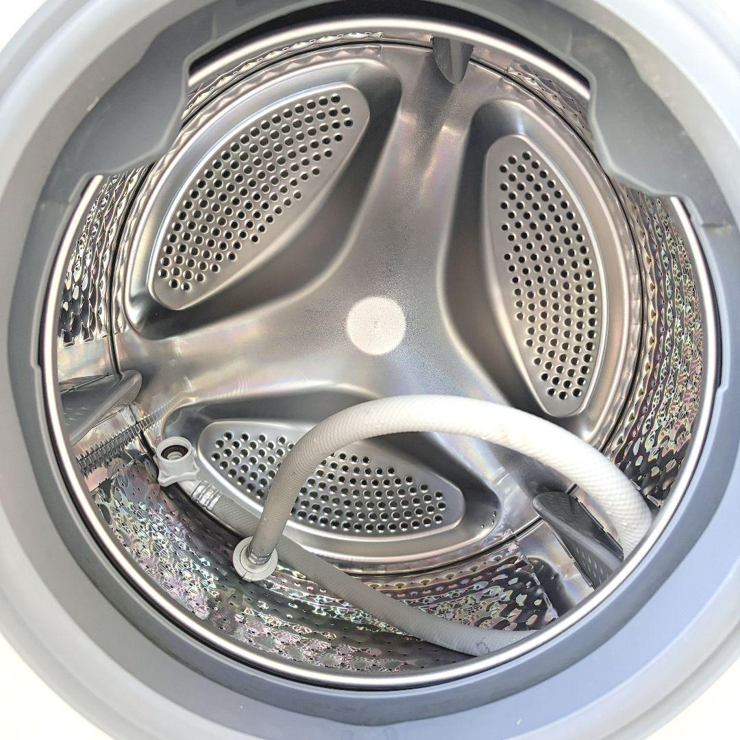 配送設置無料！純正IRISシルバードラム式洗濯乾燥機スリムでシンプル！完動超美品