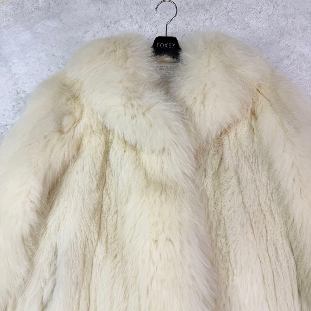 EMBA シャドーフォックス リアルファー 本毛皮 なめし柔らか 肉厚〇