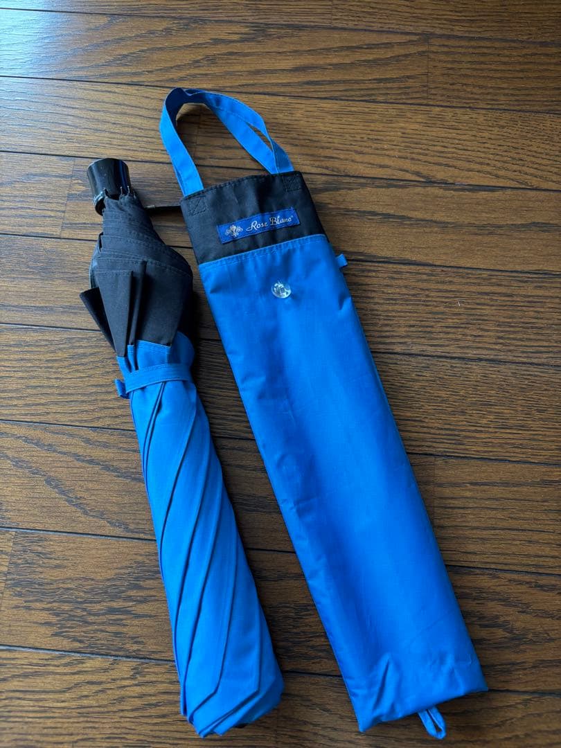 折りたたみ日傘＊芦屋ロサブラン Roseblancの遮光99.9