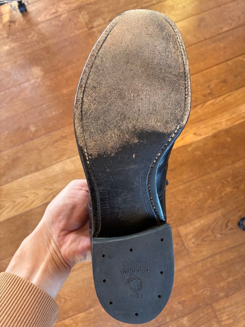 Alden オールデン Uチップ ７1/2D モディファイドモックトゥ カーフ