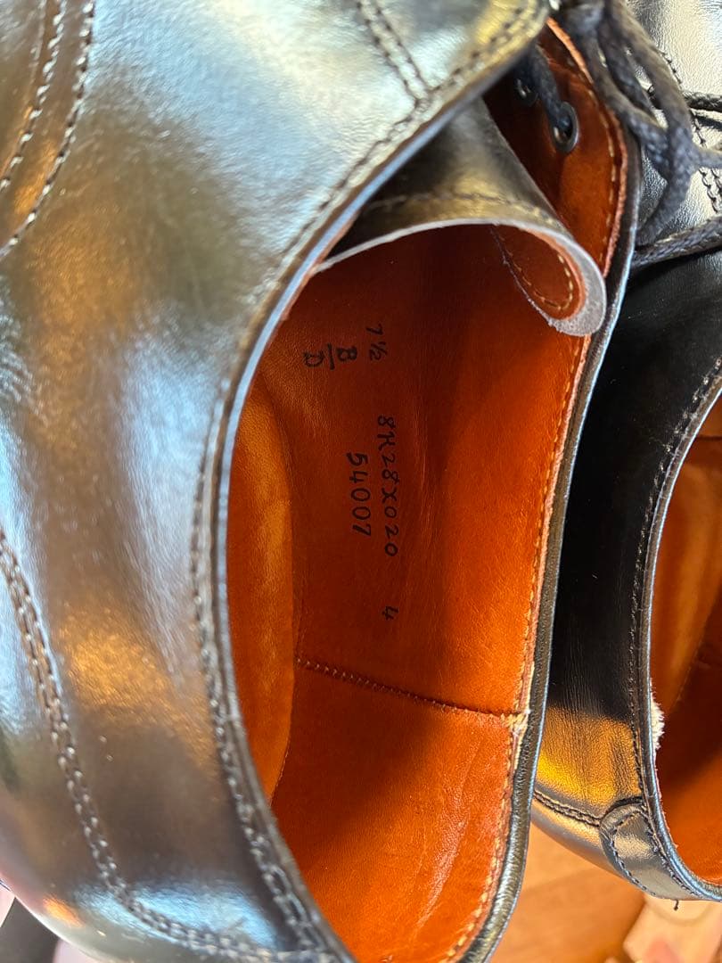 Alden オールデン Uチップ ７1/2D モディファイドモックトゥ カーフ