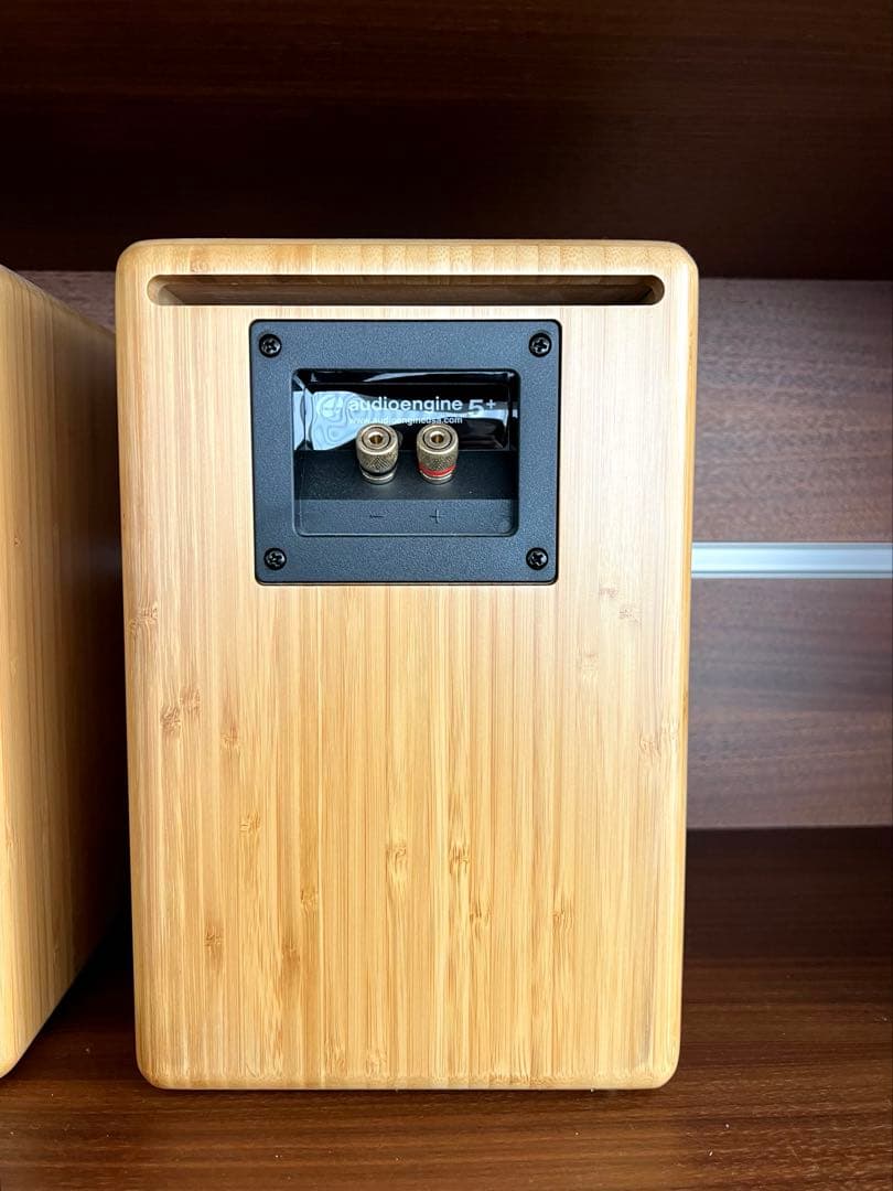 Audioengine A5+ Bluetooth パワードスピーカー バンブー