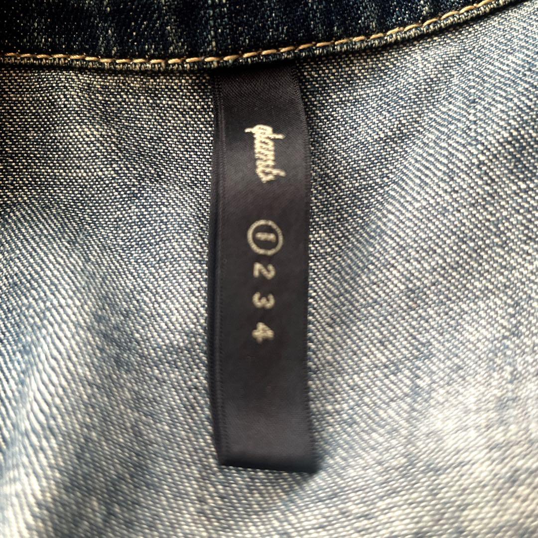 超希少品　グラム マリア　インディゴ デニム　オールインワン つなぎ　ステッチ